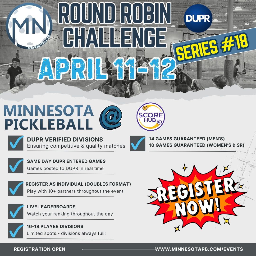 Round Robin Challenge Series #18 - Pickleball Seek